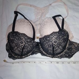 Women's 2 lace bras.